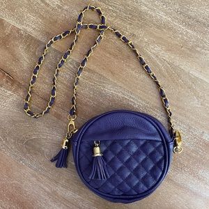 🎉4x HP🎉BOGO✨LF Purple Vegan Leather Round Bag